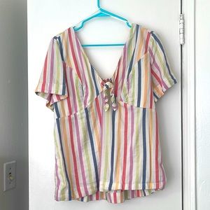 Old Navy Rainbow Blouse